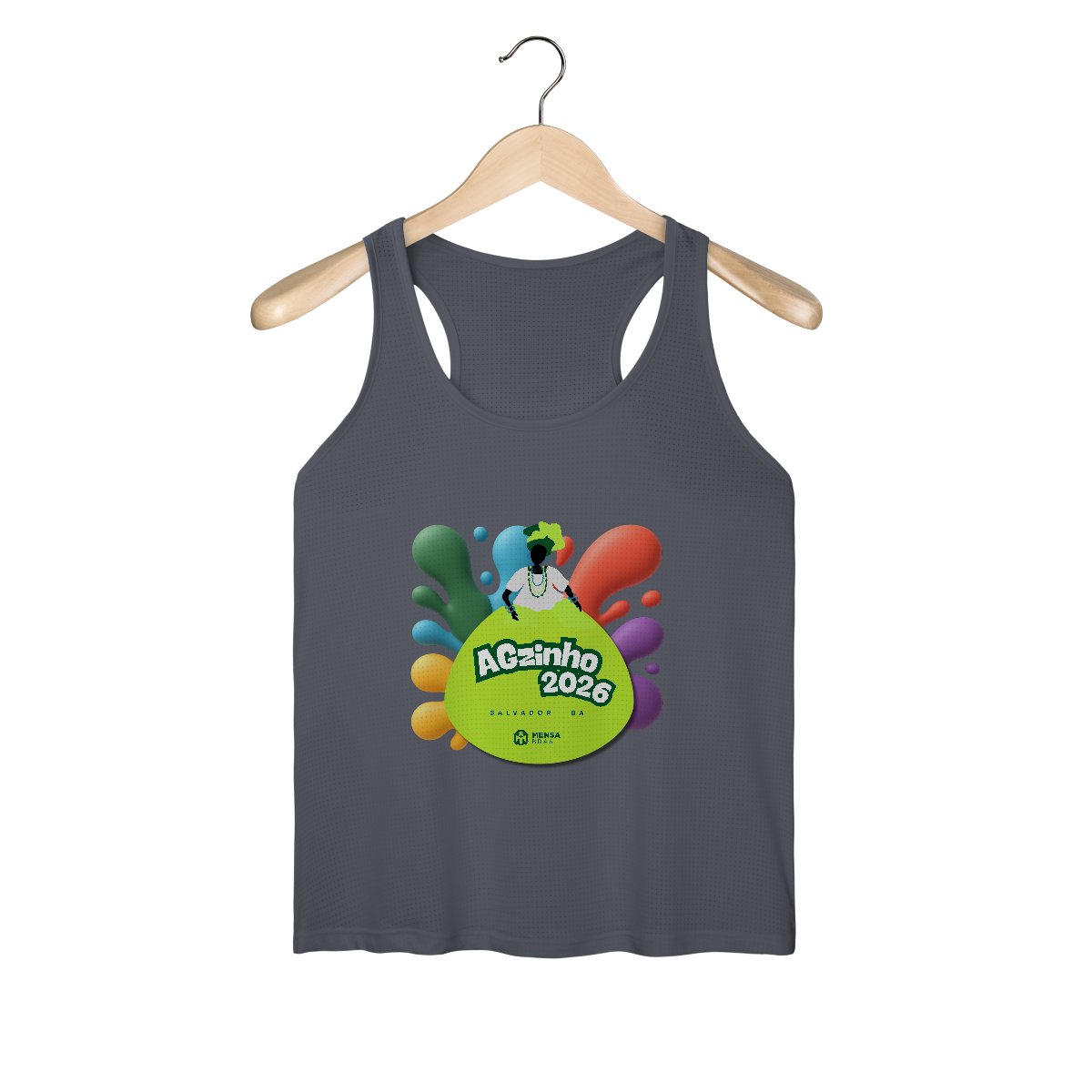 Regata Fem Sport Dry UV - Edição AGzinho Bahia/2026 - Logo Baiana