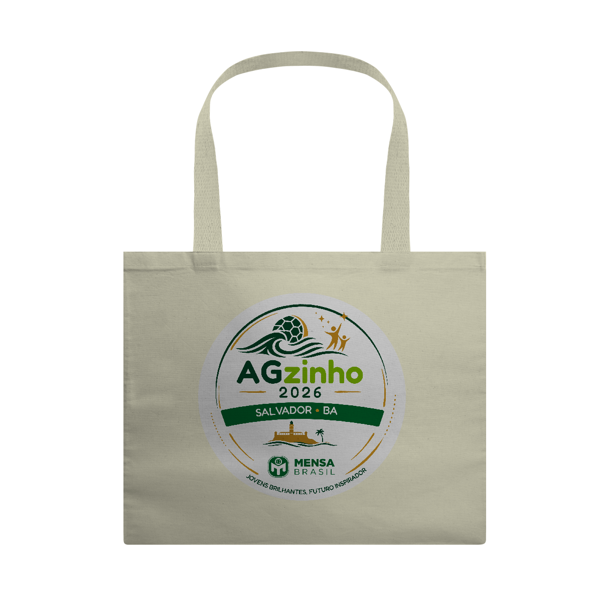 Ecobag Grande - Edição AGzinho Bahia/2026 - Logo Baiana