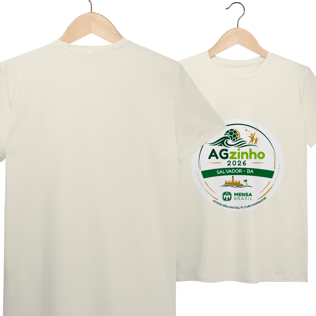 T-Shirt Prima -  Edição Especial AGzinho Bahia/2026 - Logo 