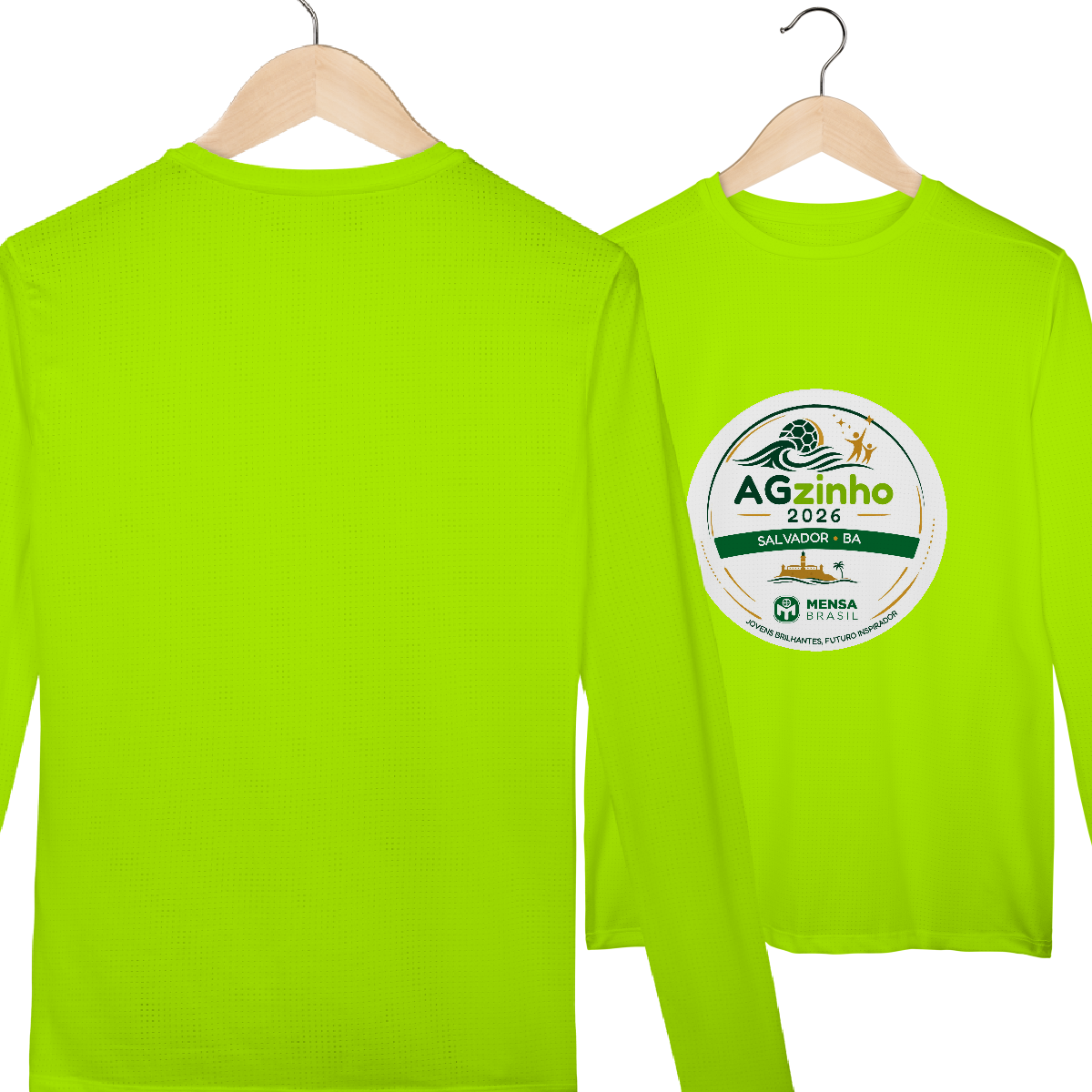 Camisa Longa Sport Dry UV -  Edição Especial AGzinho Bahia/2026 - Logo 