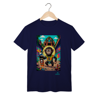 Nome do produto Camiseta Macaco Skatista