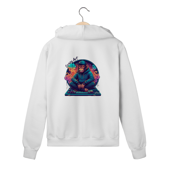 Moletom macaco fumando um baseado