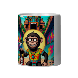Nome do produto Caneca Macaco Skatista