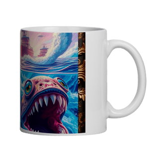 Nome do produto Caneca Monstro Rosa Chapado