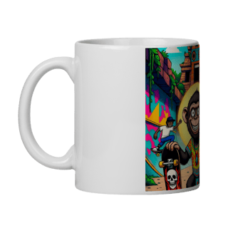 Nome do produto Caneca Macaco Skatista