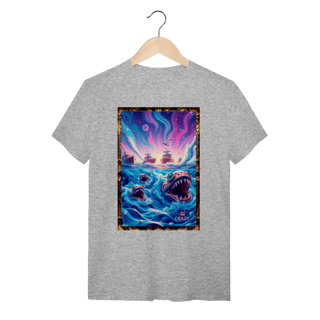 Camiseta Monstro Rosa Chapado