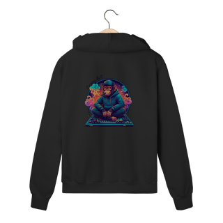 Nome do produto Moletom macaco fumando um baseado