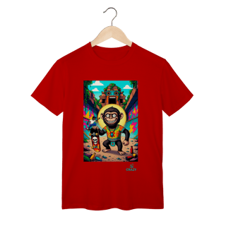 Nome do produto Camiseta Macaco Skatista