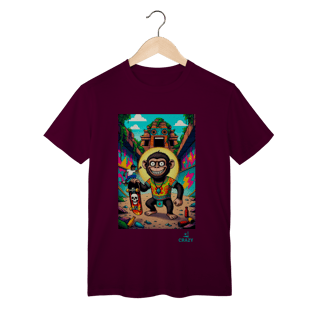 Nome do produto Camiseta Macaco Skatista