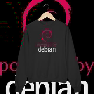 POWERED BY DEBIAN 3 - MOLETOM FECHADO