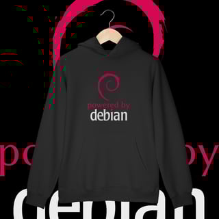Nome do produtoPOWERED BY DEBIAN 3 - MOLETOM CANGURU