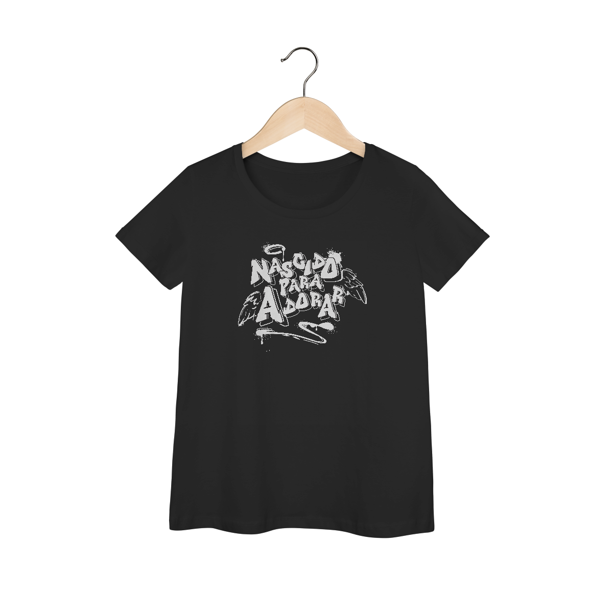Nome do produto: Camisa Baby Long PRIME - NASCIDO PARA ADORAR