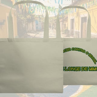 Nome do produto Ecobag - Se vai torcer contra o Brasil, fique longe!