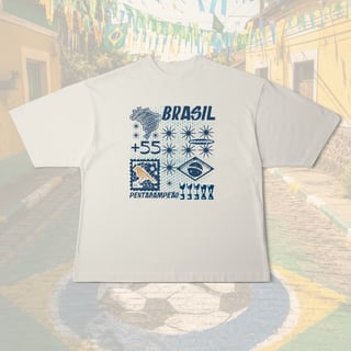 Nome do produto Camiseta Oversized - Brasil