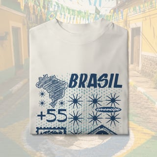 Nome do produto Camiseta Oversized - Brasil