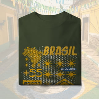 Nome do produto Camiseta Oversized - Brasil