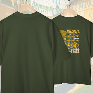 Nome do produto Camiseta Oversized - Brasil
