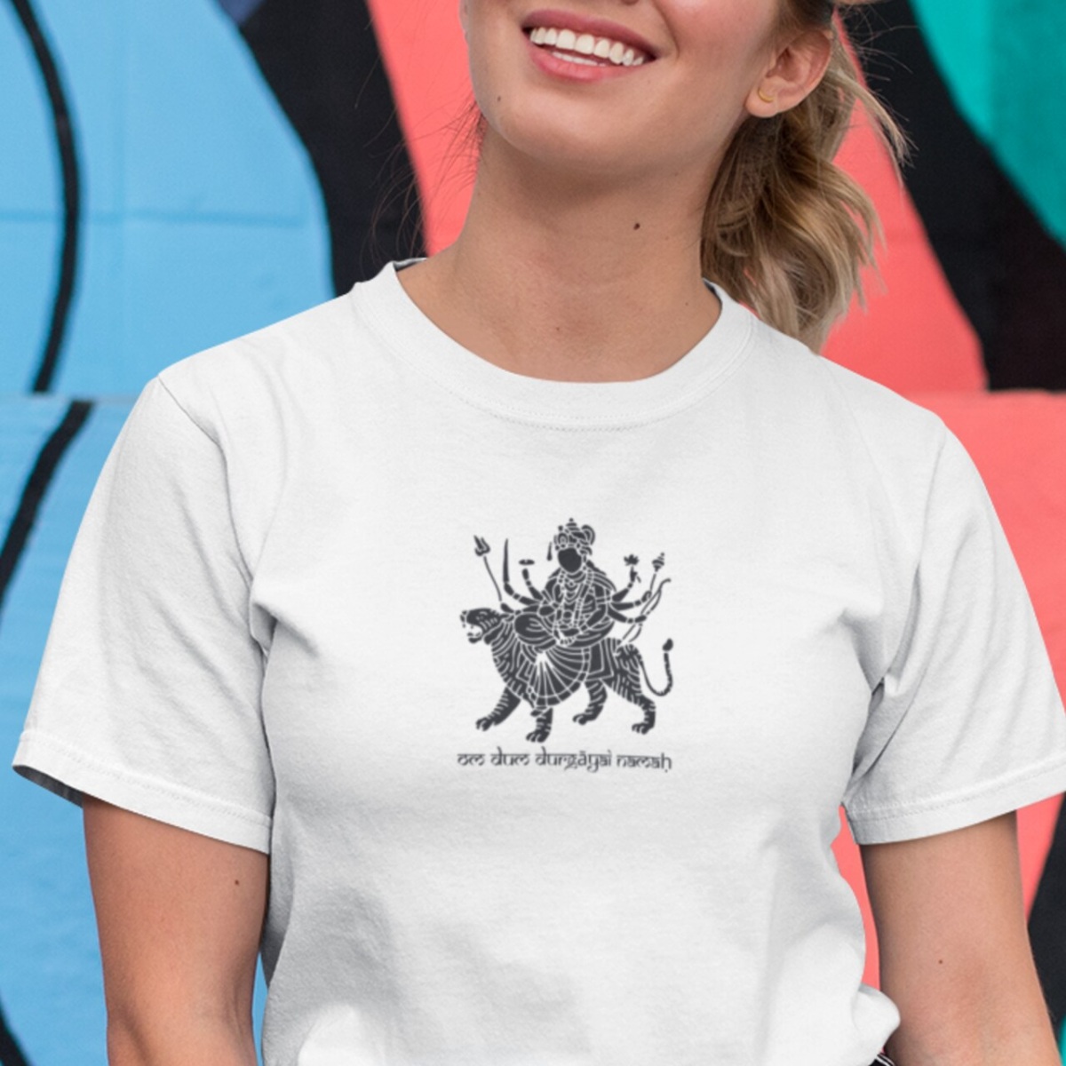 Camiseta de Yoga – Durga Navaratri Shakti Tradicional