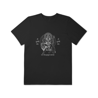 Nome do produto Camiseta de Yoga – Durga Shakti Plus Size