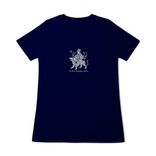 Nome do produto Camiseta de Yoga – Durga Navaratri Shakti Baby Long