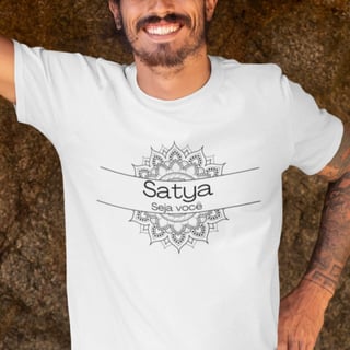 Nome do produto Camiseta Yoga Tradicional Satya – Viva Sua Verdade