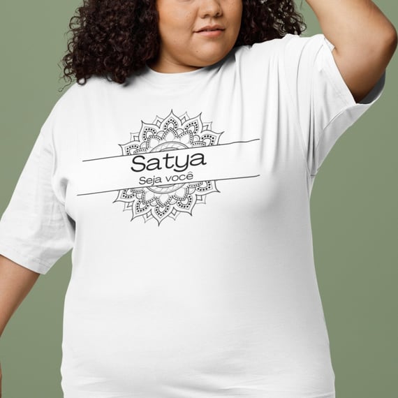 Camiseta Yoga Plus Size Satya – Viva Sua Verdade