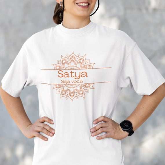 Camiseta Yoga Plus Size Satya – Viva Sua Verdade