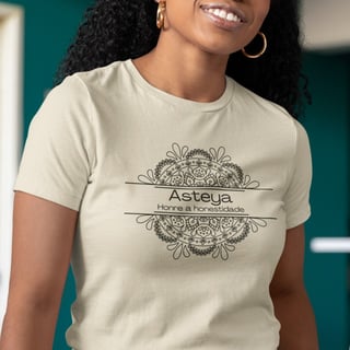 Nome do produto Camiseta Yoga Tradicional Algodão Pima Asteya – Viva com Integridade