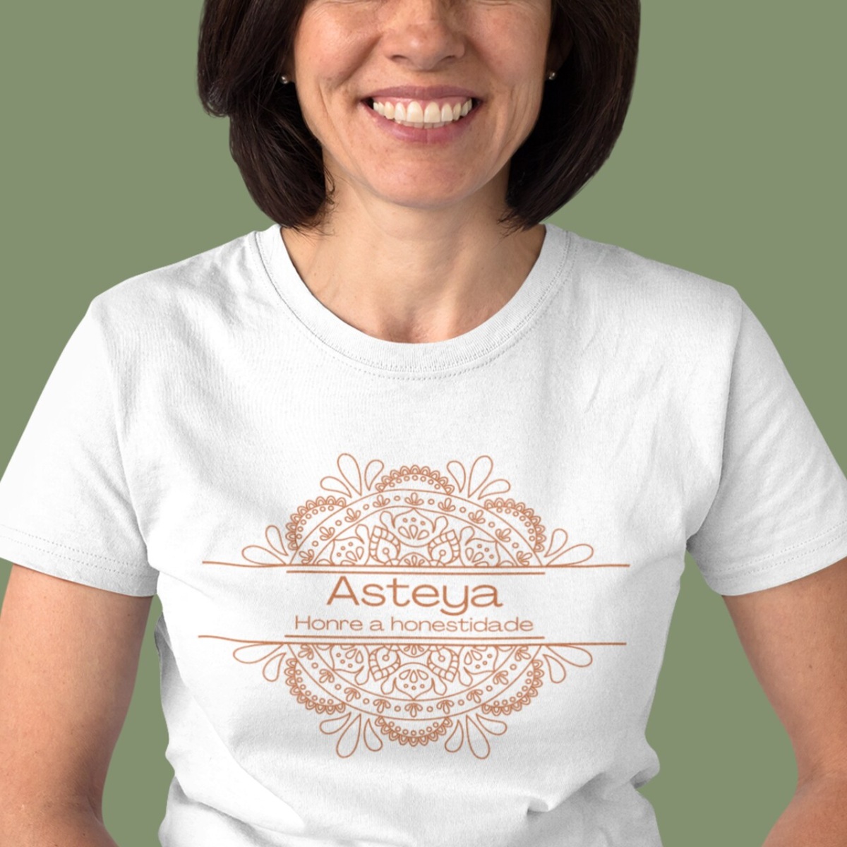Camiseta Yoga Babylong Asteya – Viva com Integridade