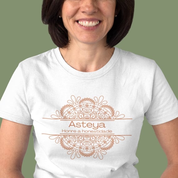 Camiseta Yoga Babylong Asteya – Viva com Integridade