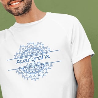 Nome do produto Camiseta Yoga Tradicional Aparigraha, Liberte o que Não te Serve