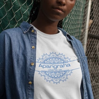 Nome do produto Camiseta Yoga Babylong Algodão Pima Aparigraha, Liberte o que Não te Serve