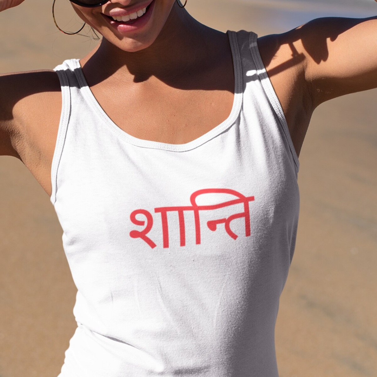 Nome do produto: Regata Yoga Feminina Shanti – Sport Dry Fit UV