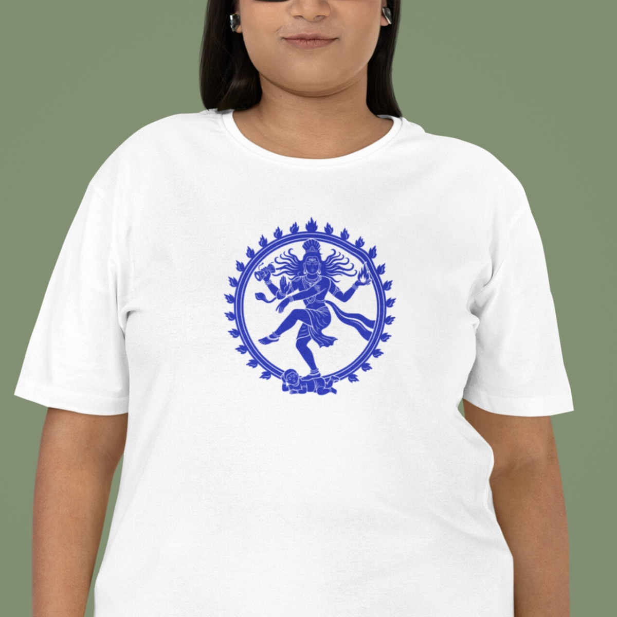 Camiseta Yoga Plus Size Shiva Nataraja