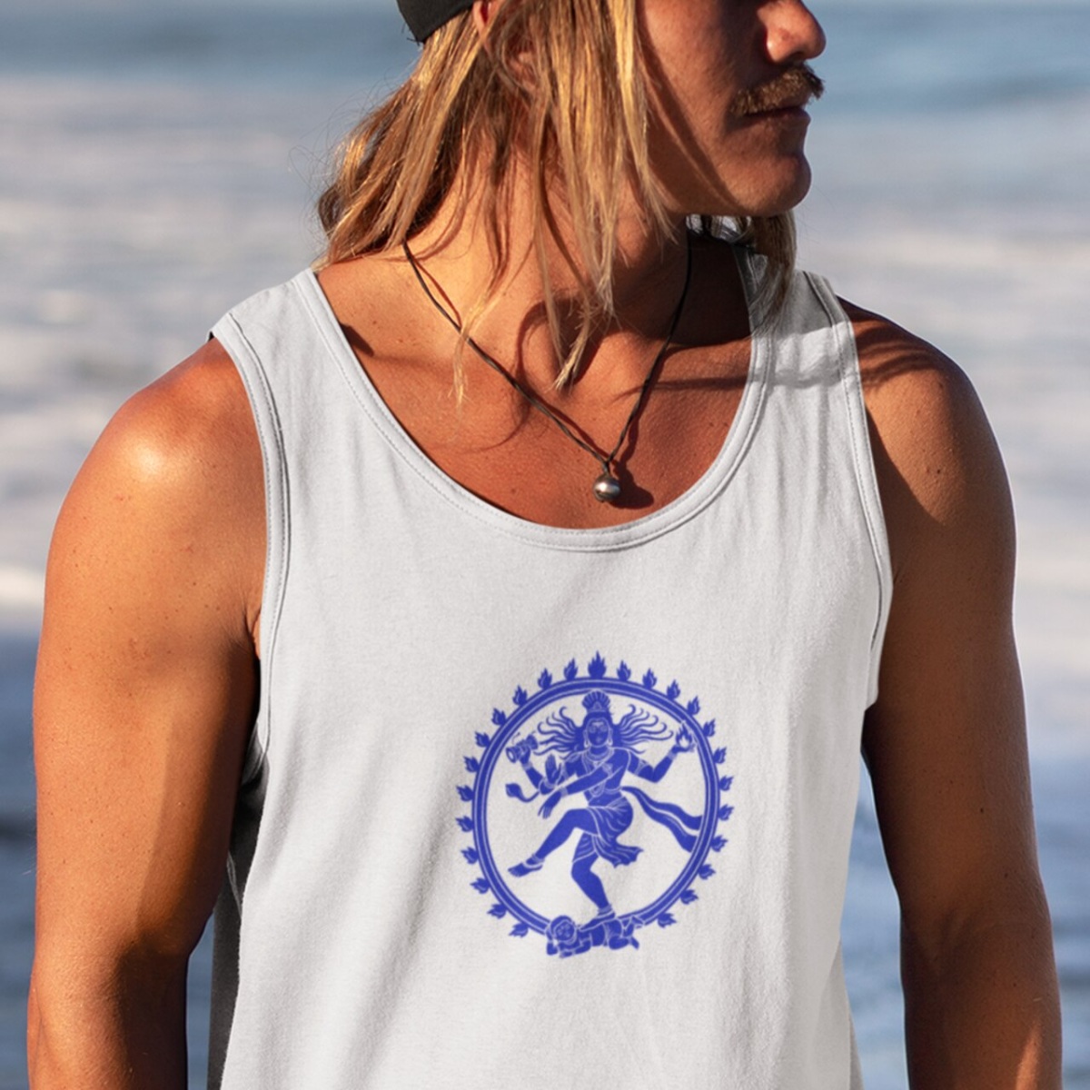 Regata Masculina Yoga Sport Dry UV Shiva Nataraja