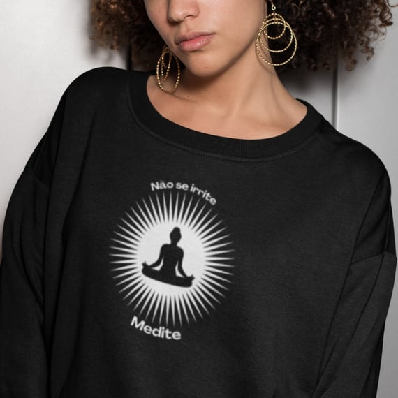 Moletom de Yoga Meditação Solar Fechado