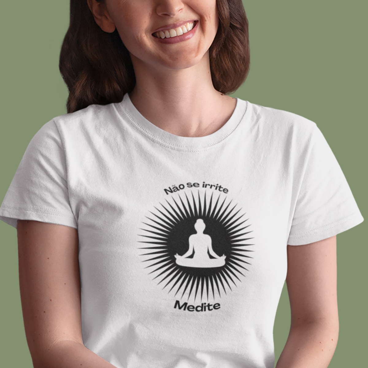 Camiseta de Yoga Meditação Solar Baby Long