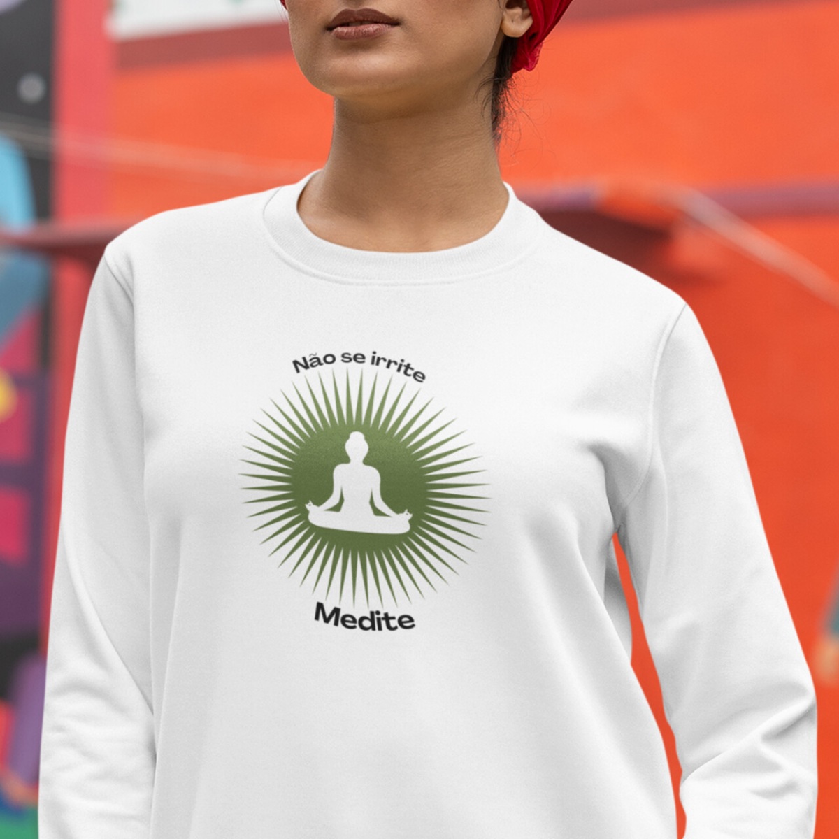 Nome do produto: Moletom de Yoga Meditação Solar Fechado