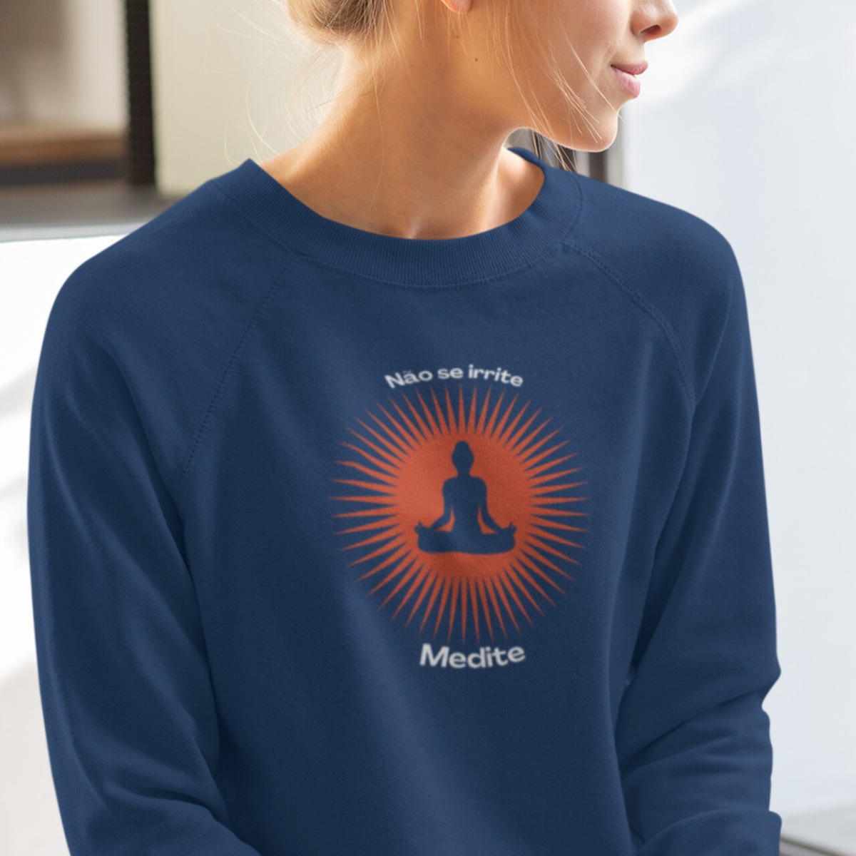Moletom de Yoga Meditação Solar Fechado
