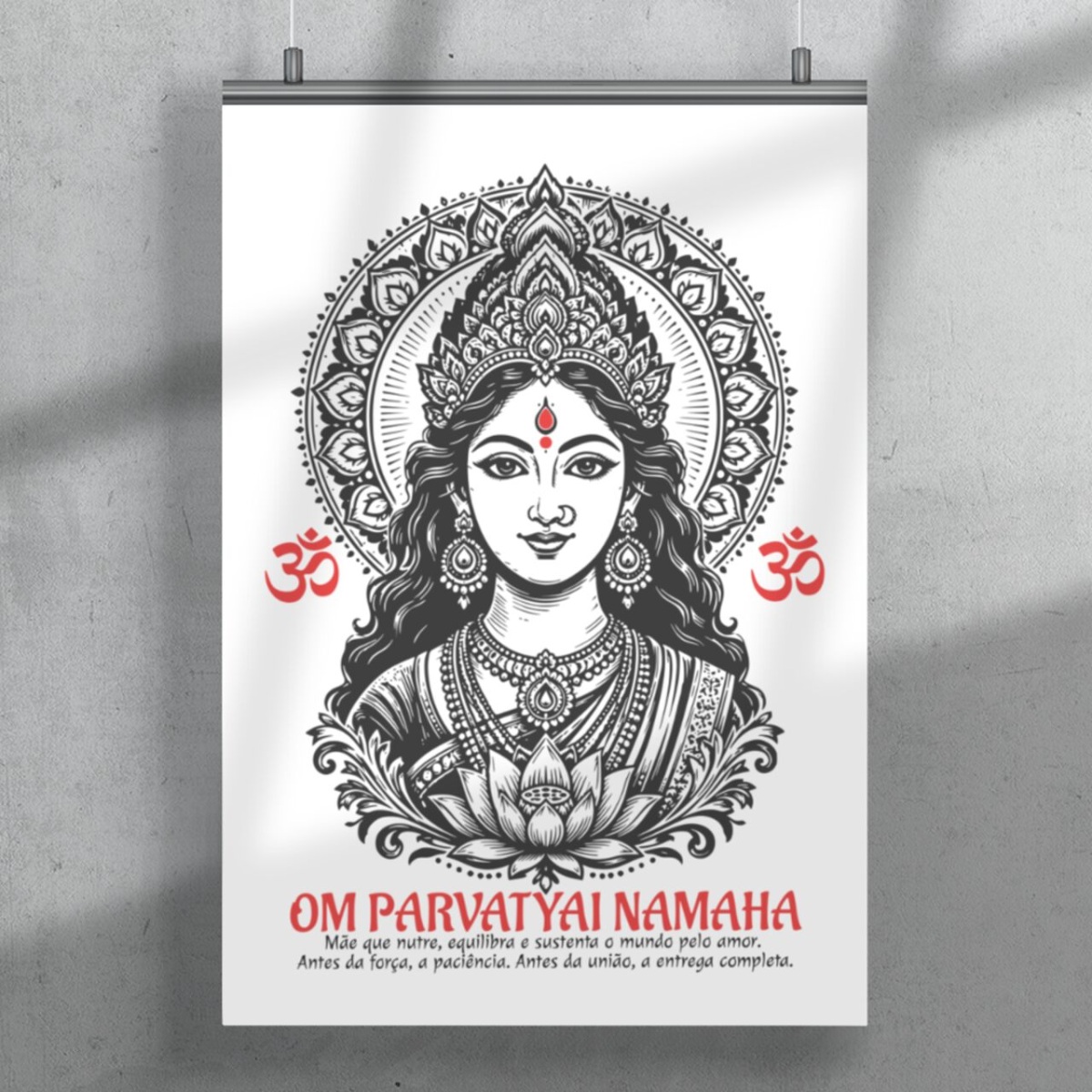 Pôster de Yoga Deusa Parvati