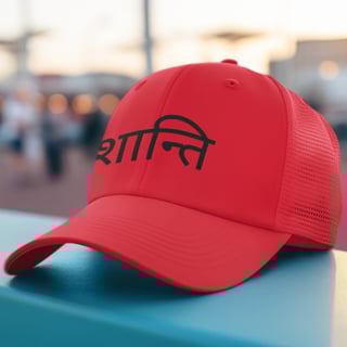 Nome do produto Boné Yoga Shanti – Americano com Tela