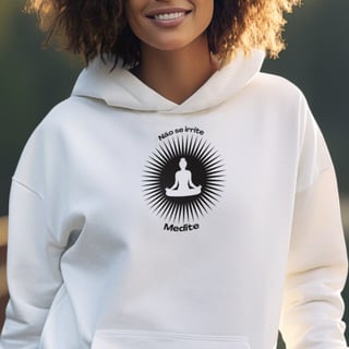 Nome do produto Moletom de Yoga Meditação Solar Canguru