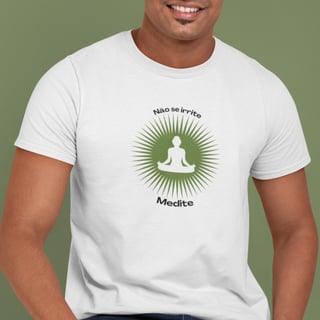 Nome do produto Camiseta de Yoga Meditação Solar