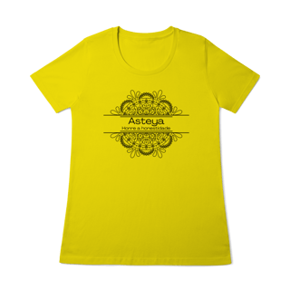 Nome do produto Camiseta Yoga Babylong Asteya – Viva com Integridade