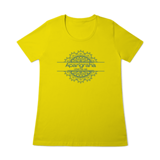 Nome do produto Camiseta Yoga Babylong Aparigraha, Liberte o que Não te Serve