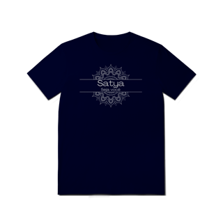 Nome do produto Camiseta Yoga Tradicional Satya – Viva Sua Verdade