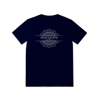 Nome do produto Camiseta Yoga Tradicional Aparigraha, Liberte o que Não te Serve