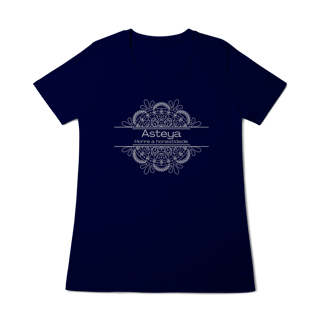 Nome do produto Camiseta Yoga Babylong Asteya – Viva com Integridade