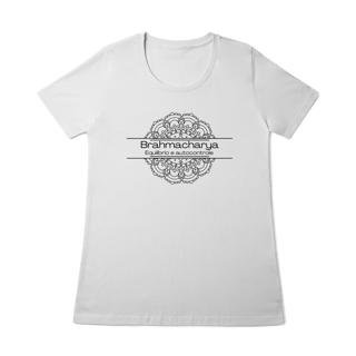 Nome do produto Camiseta Yoga Babylong Brahmacharya, Foque no Essencial