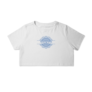 Nome do produto Camiseta Yoga Cropped Aparigraha, Liberte o que Não te Serve